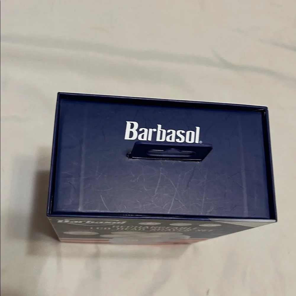 Barbasol rechargeable LCD head shaver set NEW